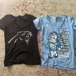 Panthers and Carolina Tar Heels